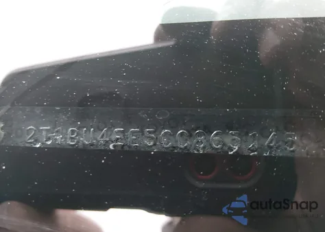 2012 Toyota Corolla Le z USA, uszkodzony, nr VIN 2T1BU4EE5CC865145